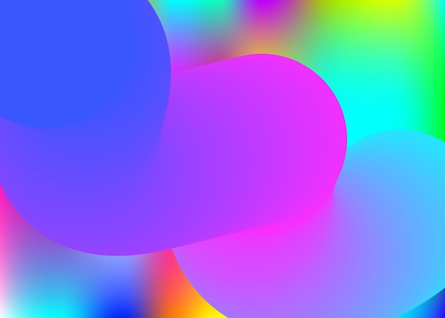 Fluid dynamic background with liquid shapes and elements