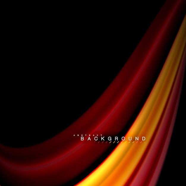 Fluid mixing colors vector wave abstract background design Colorful mesh waves