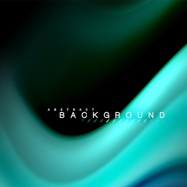 Fluid mixing colors vector wave abstract background design Colorful mesh waves