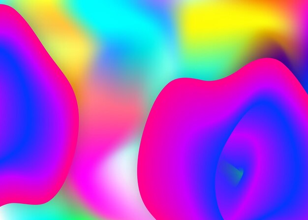 Fluid shape background with liquid dynamic elements