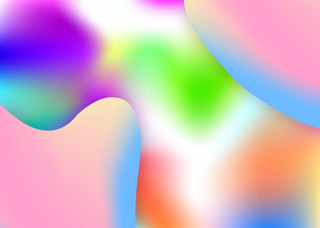 Fluid shape background with liquid dynamic elements