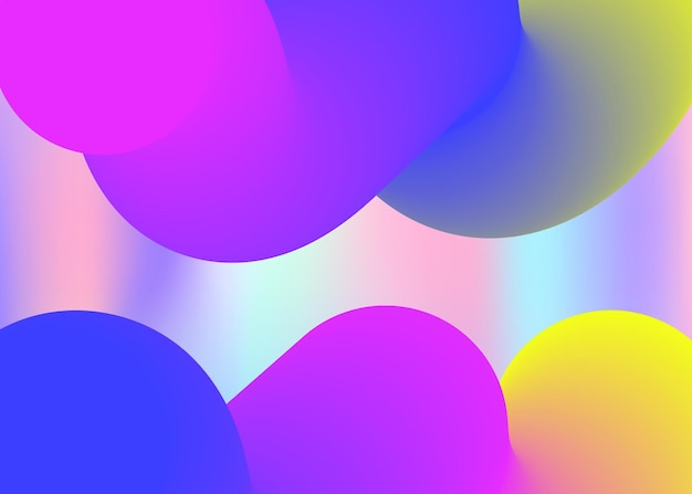 fluid shape background with liquid dynamic elements