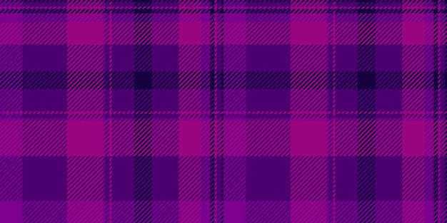 Form vector seamless check packaging pattern fabric plaid Flooring tartan background texture textile in purple and pink colors