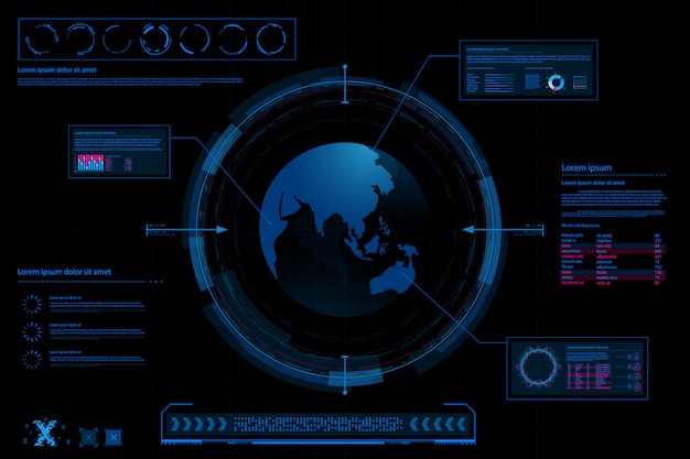 futuristic abstract background. future theme concept background. data dashboard, graph, panel digital concept