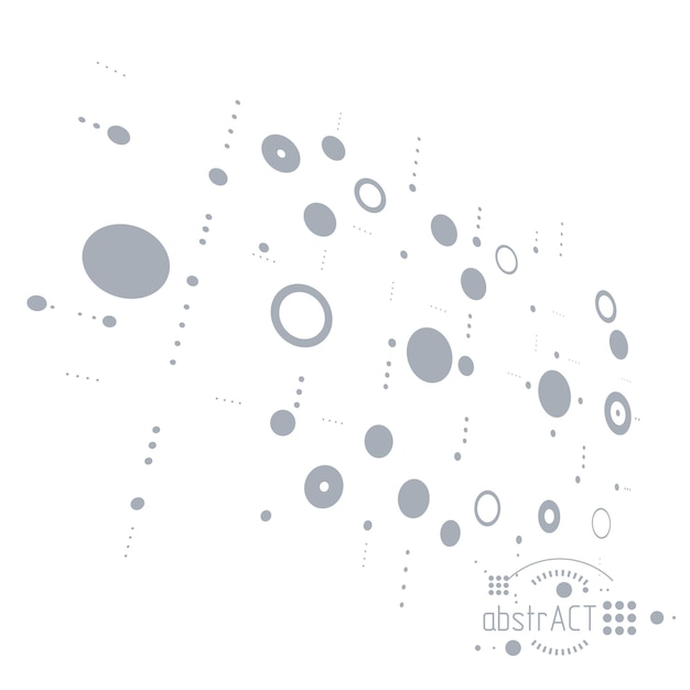 Futuristic abstract vector technology background. Mechanical engineering wallpaper.