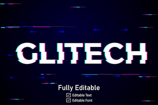 futuristic glitch text effect for video game text for editable cyberpunk glitch text effect