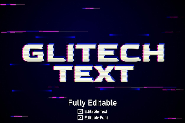 futuristic glitch text effect for video game text for editable cyberpunk glitch text effect