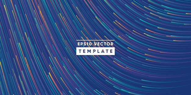 Futuristic linear background design Eps10 vector