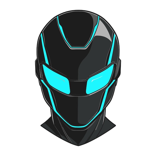 Futuristic Robot Helmet