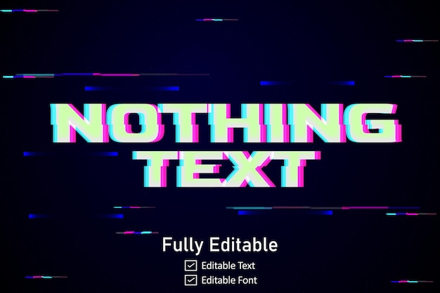 Futuristisk Glitch-teksteffekt for videospilltekst for redigerbar cyberpunk Glitch-teksteffekt