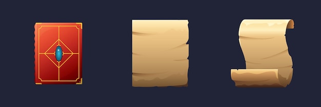 Game UI assets kit user interface icons vector