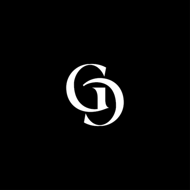 gc initial luxury lettering logo design cg initial luxury lettering logo design