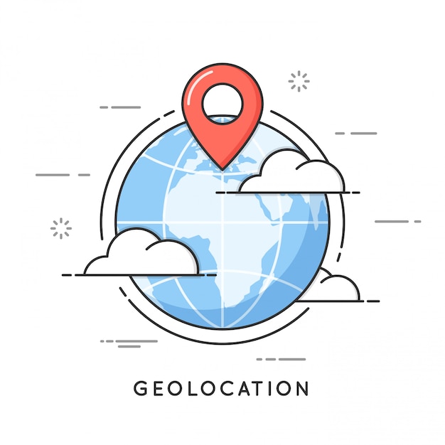 geolocation thin line 