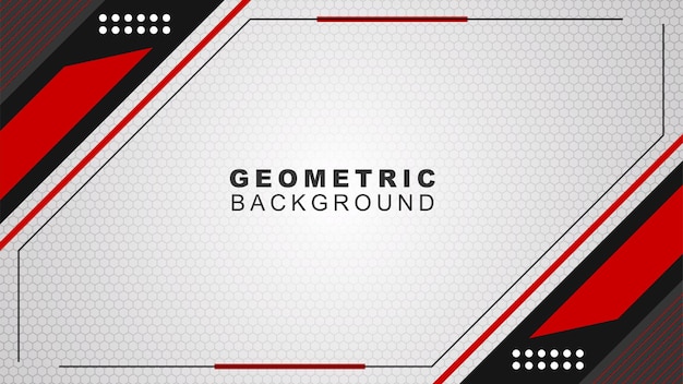 Geometric background in red and black with a pattern style background for offline streaming advertisements banners and others
