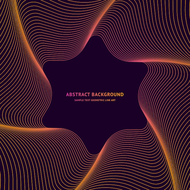 Geometric Line Art Background