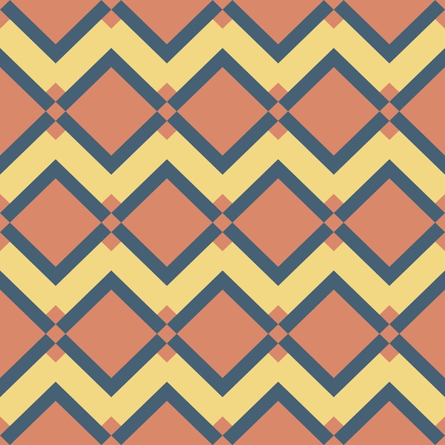 Geometric linear shape repeating pattern Retro texture Abstract colorfull seamless background