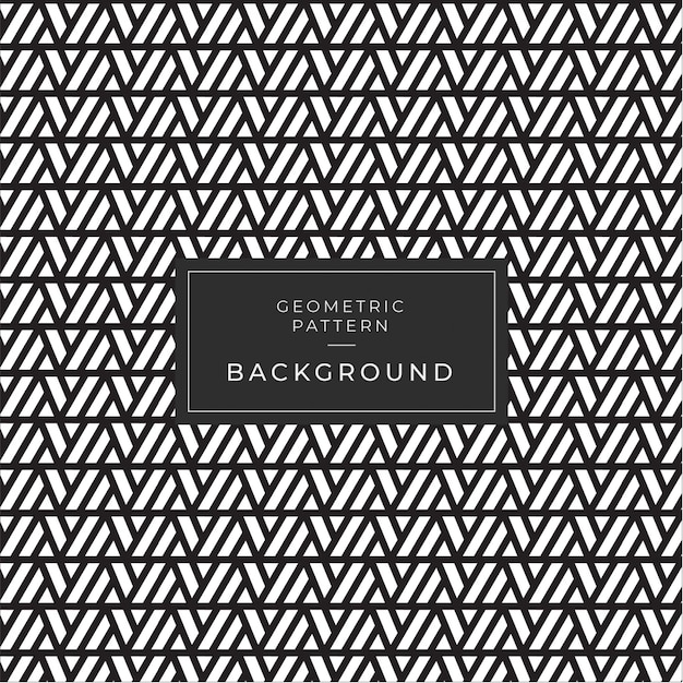 Geometric monochrome pattern 