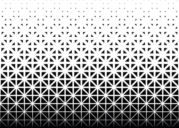 Geometric pattern of black figures on a white backgroundOption with a AVERAGE fade out