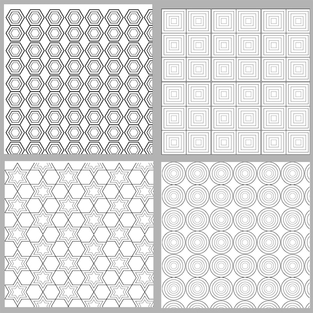 geometric pattern seamless pattern with shapes