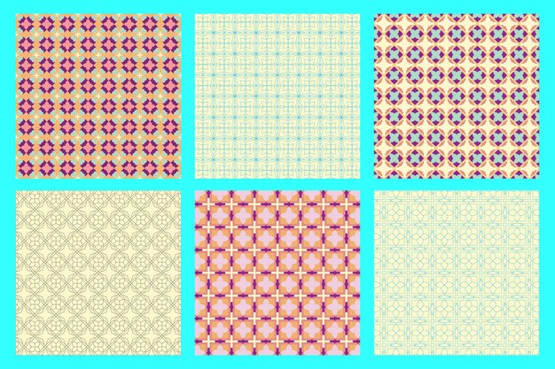 Geometric seamless Pattern Background Page