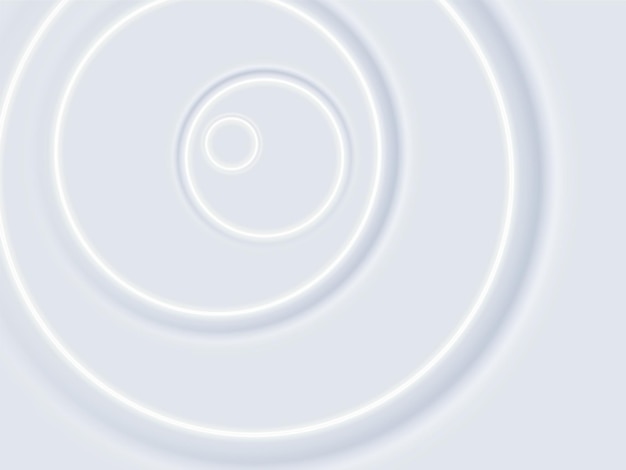 Geometriske knapper i neumorphism-stil. Grafiske elementer i skeuomorph-design 3D-vektor