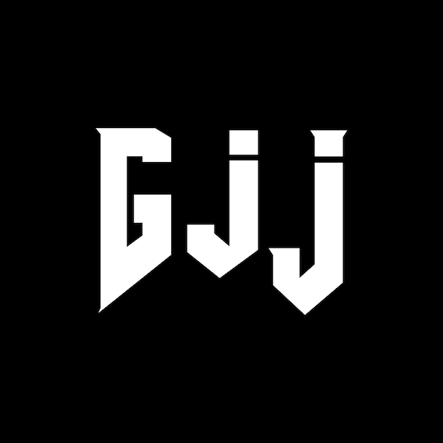 gjj letter logo design for technology company gjj logo design black and white color combination gjj logo gjj vector gjj design gjj icon gjj alphabet gjj typography logo design