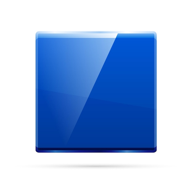 Glass square color plate