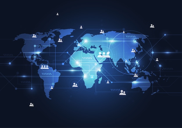 Global network business connection