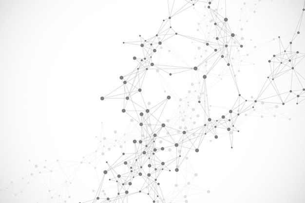 global network connection banner design template big data visualization internet technology