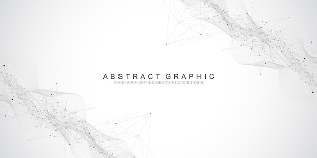 global network connection banner design template header social network concept big data