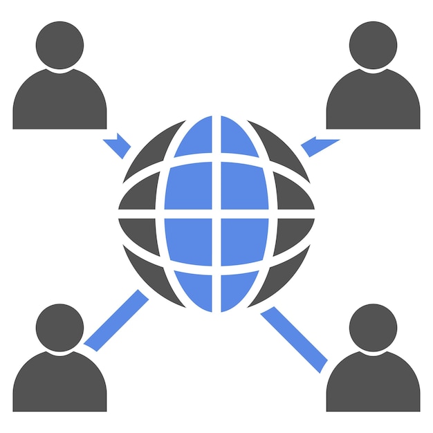 Global Network Icon Style