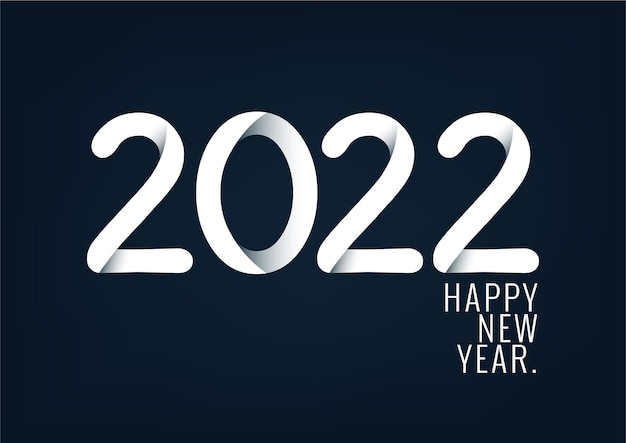 Godt nytt år 2022 med en kreativ designmal