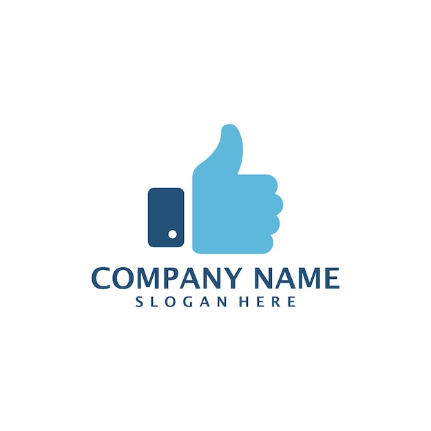Good logo design vector Like logo design template concept