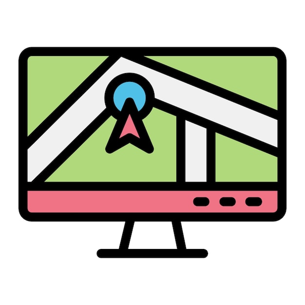 gps navigator vector icon design illustration