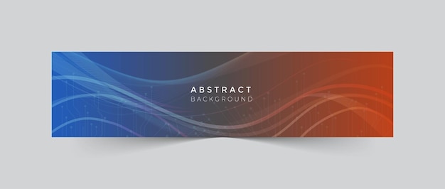 gradient abstract shape linkedin abstract gradient background social media cover timeline banner tem