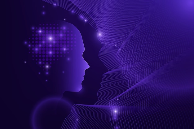 gradient brain background