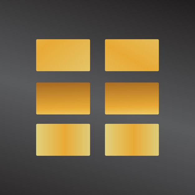 gradient color palette with vector elements