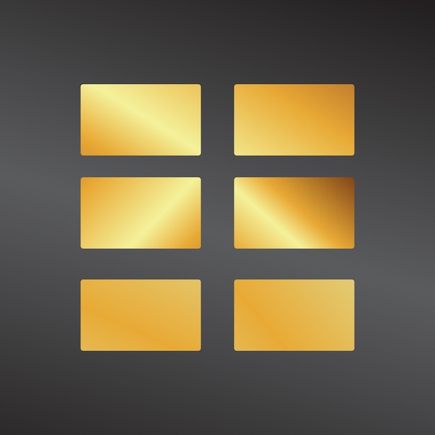 gradient color palette with vector elements
