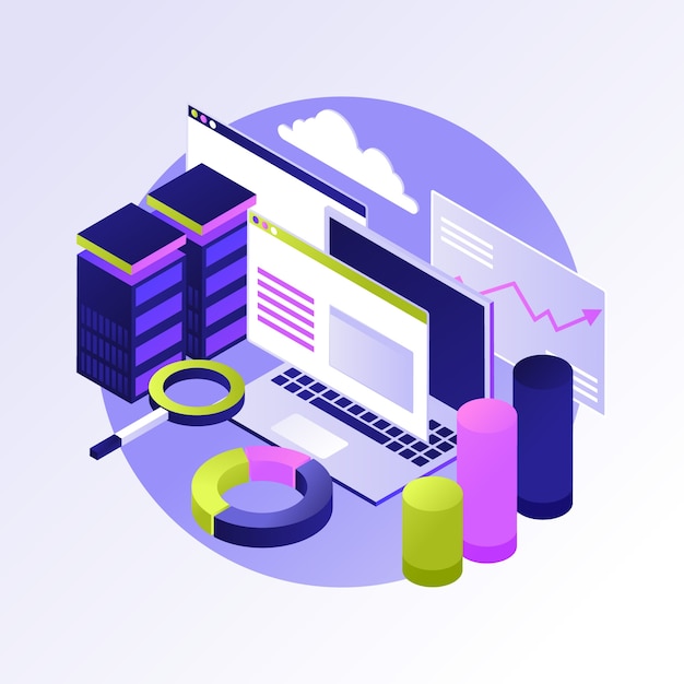 gradient data visualization design