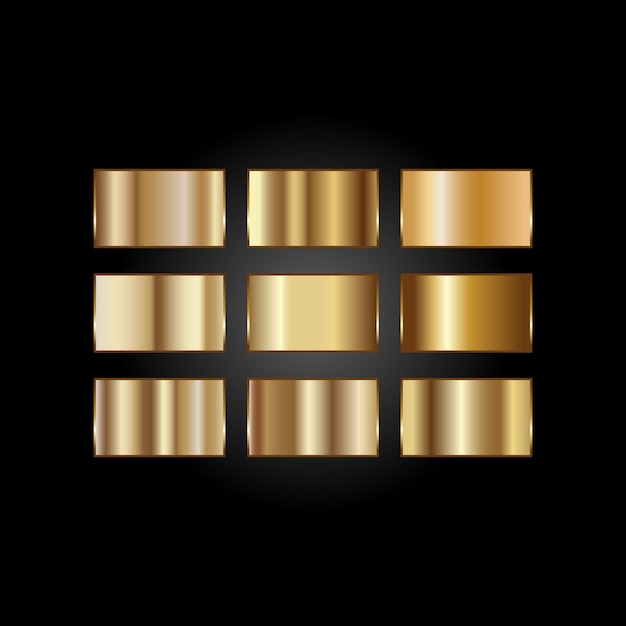 Gradient fargepalett med vektorelementer