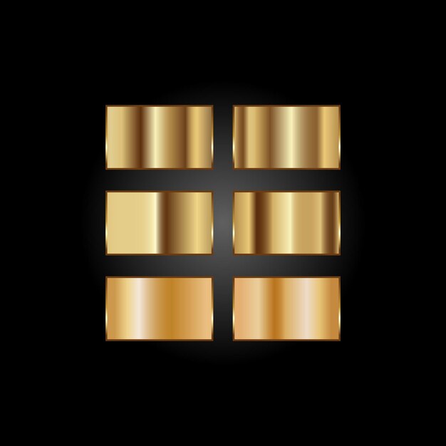 Gradient fargepalett med vektorelementer