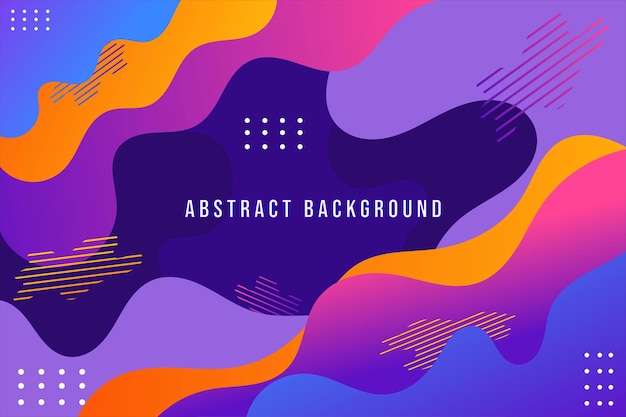 gradient liquid abstract background design