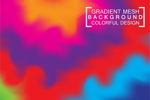 gradient mesh colorful background wallpaper vector