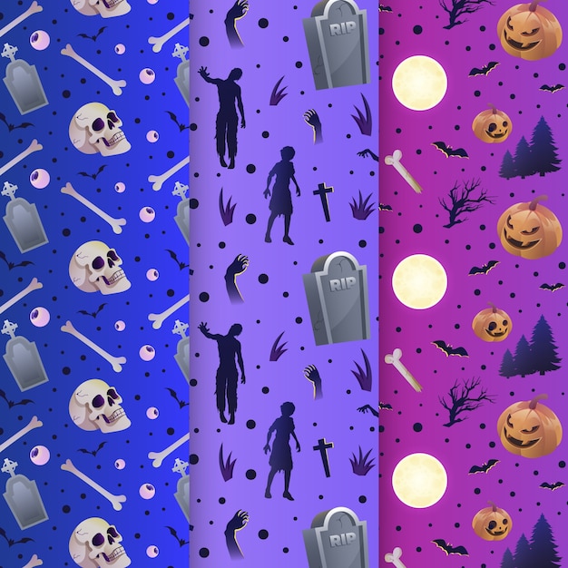 Gradient pattern design for halloween season