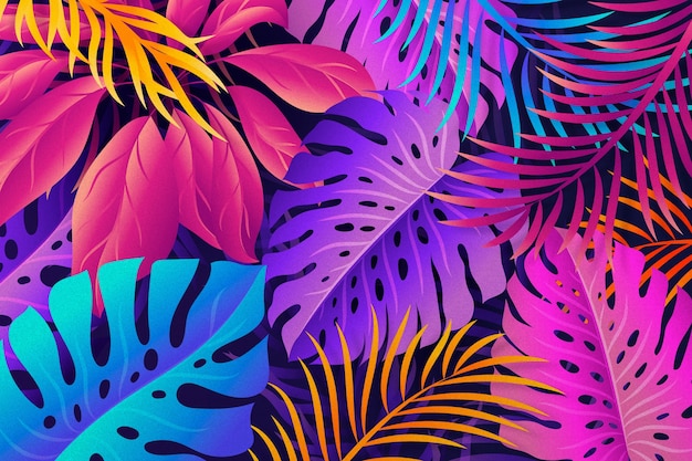 gradient tropical background