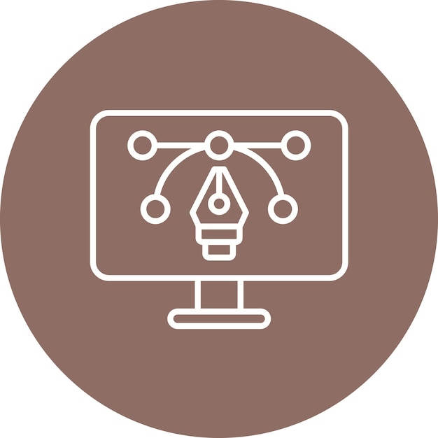 graphic design icon vector image can be used for ux and ui