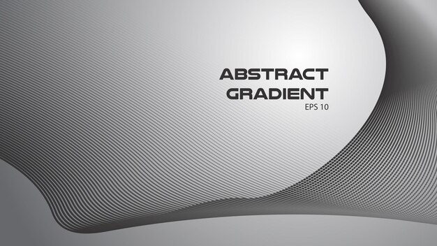 Gray abstract background with curve line for backdrop or presentation