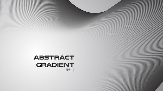 Gray abstract background with curve line for backdrop or presentation