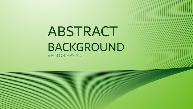 green gradient abstract background with curve line for backdrop or presentation