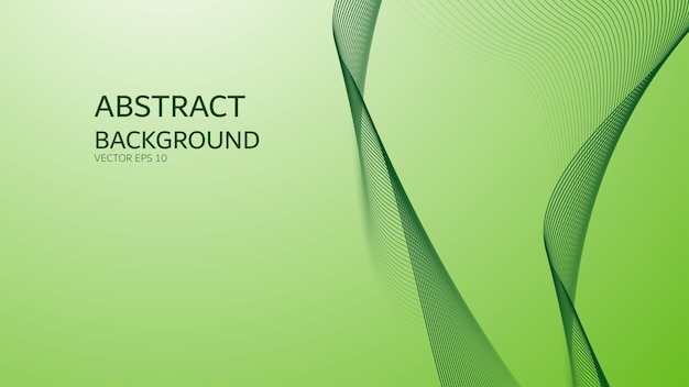 green gradient abstract background with curve line for backdrop or presentation